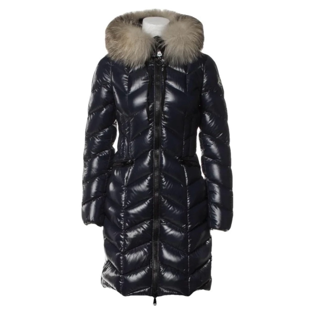 Moncler puffer Jacket with fur hood